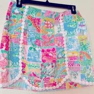 Lilly Pulitzer Patty Skort Lilly State of Mind - size 4